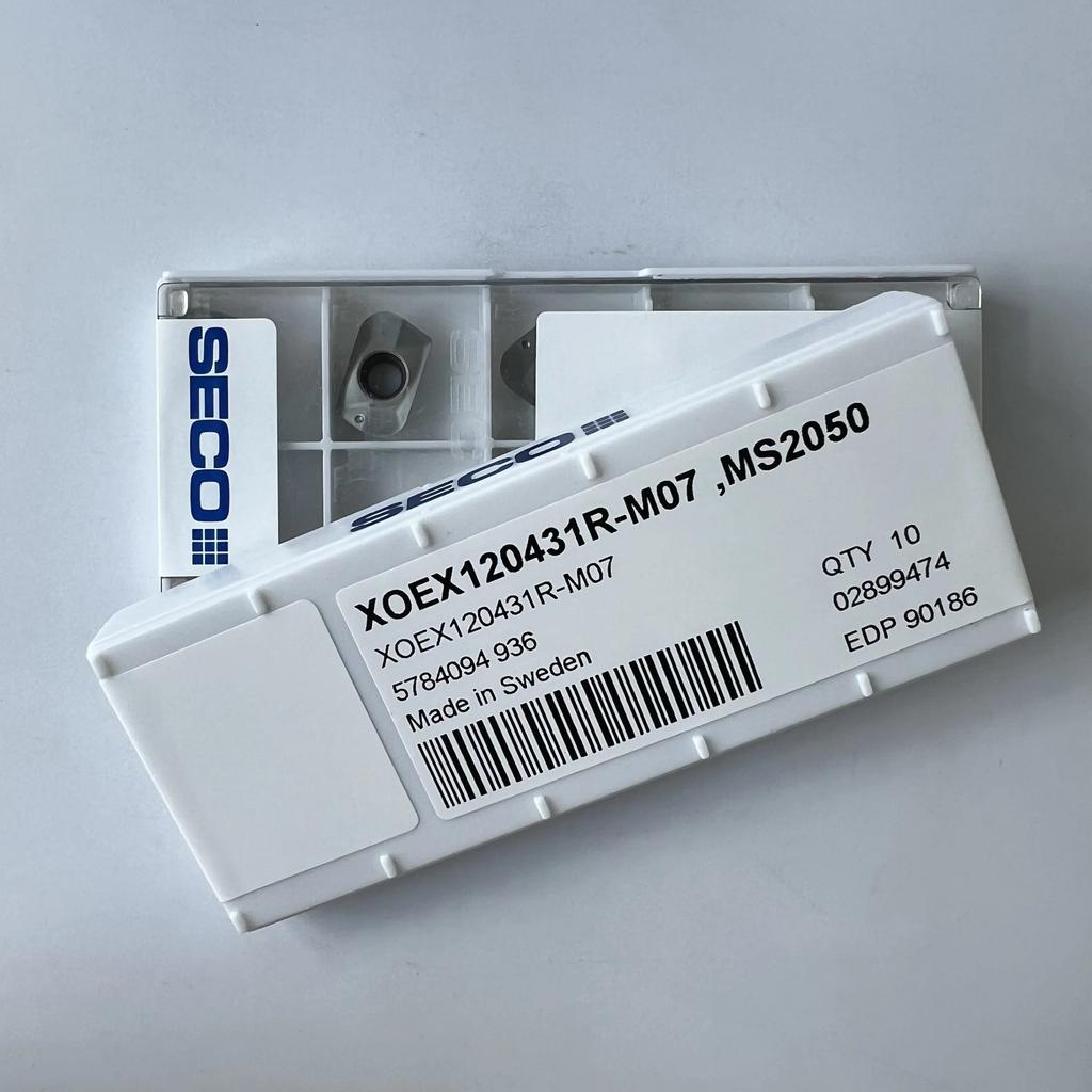SECO / XOEX120431R-M07,MS2050 / Original genuine CNC alloy blade 10 PCS
