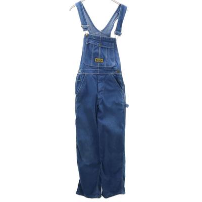 WASHINGTON DEE CEE 80s Old Denim Overall Button Fly Men's Used