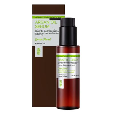Haraj Argan Oil Serum Fragrância Floral Verde Essência Capilar, 100ml, 1 unidade