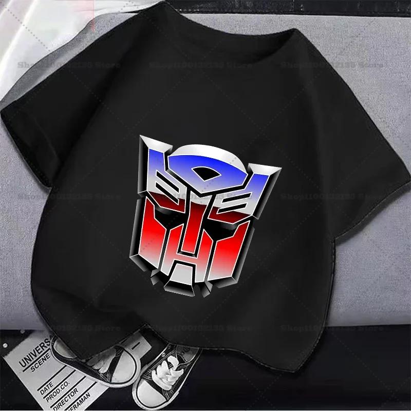 Transformers Kid Clothes Girl Boy Summer TShirt Baby Combination Tees Shirts Kawaii Kid Casual Clothes Girl Boys Harajuku Tops