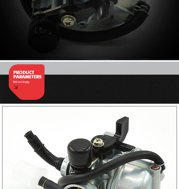 Gebogene Strahl Motorrad Tianhong 90 TH90 Vergaser Manuelle Drosselklappe Kraftstoffsparende Zubehör