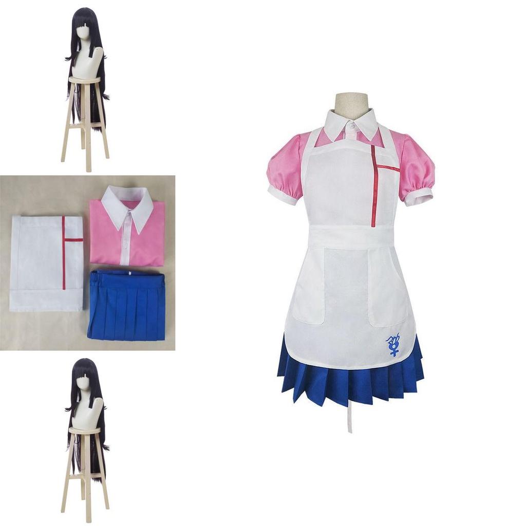 Unisex Women Danganronpa Mikan Tsumiki Costume Dress Suit