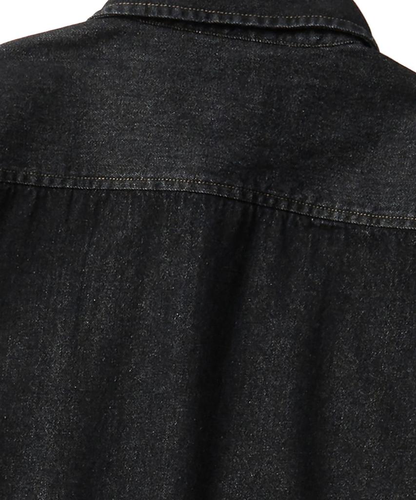 KULTE Washed Work Denim Shirt Black