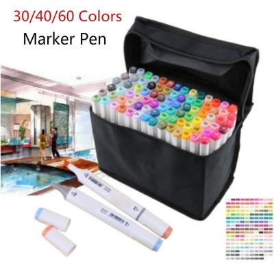 Touch Five High Quality Stationery 60/40/30 Colors Graphic Art Twin Tip Pen Marker Point