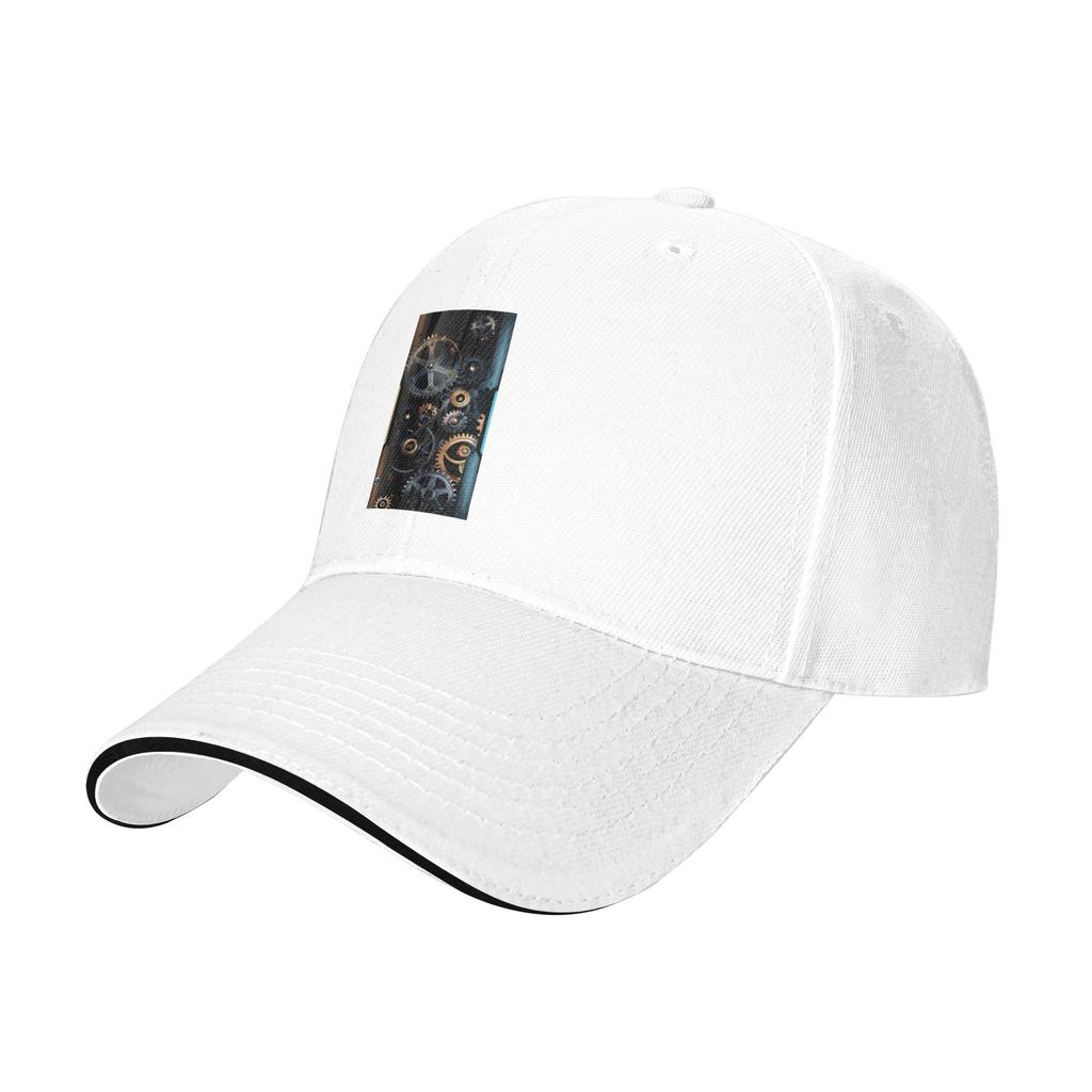 Mechanical Machine Gears Steampunk Style Cap Baseball Caps Adjustable Hat Hip Hop Summer Unisex Baseball Hats Customizable