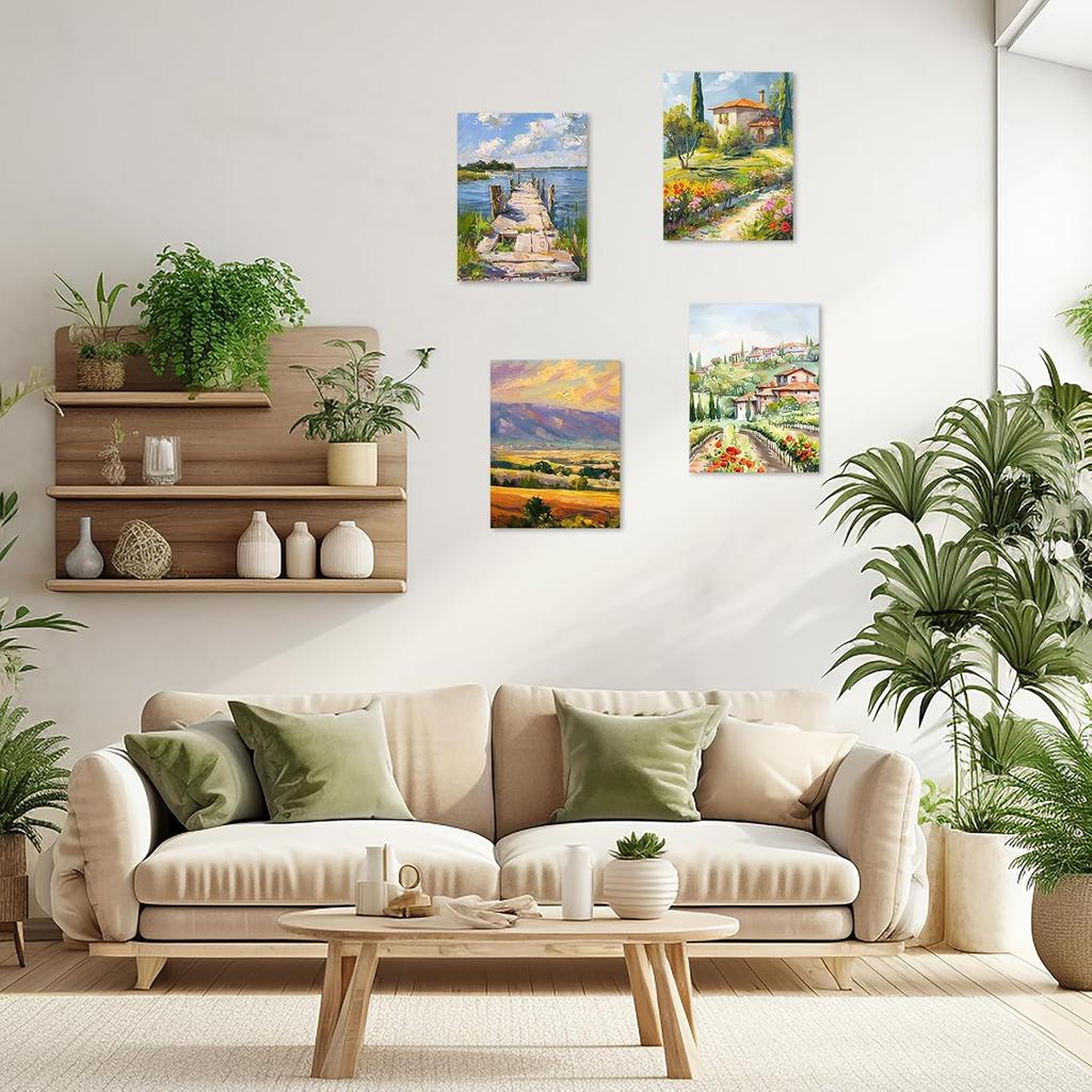 FIXWAL Canvas Boards for Painting 36 Pack, 8 X 10 Inch Canvases for Painting Art Paint Canvas Panels Gesso Primed White Blank Flat Canvas Boards