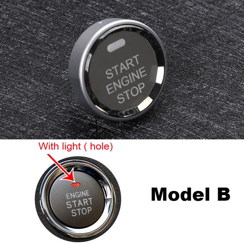 New Styling Start Stop Engine Push Switch Buttons Cover for TOYOTA Corolla Camry Rav4 C-HR Prius GT86 Yaris Interior