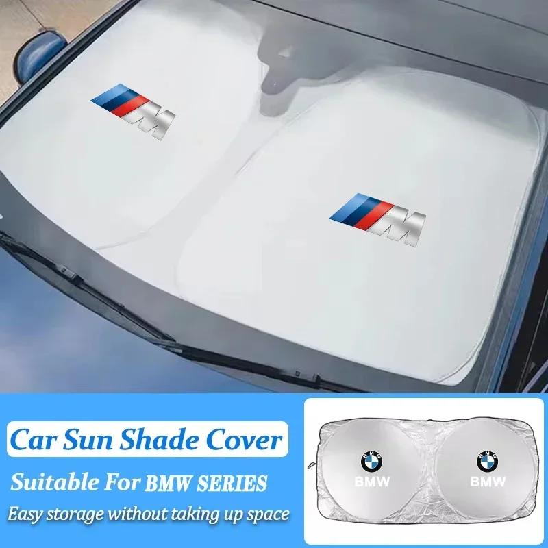 BWM1 Car Sticker Car Windshield Sun Shade Visor UV Protection Shield For BMW X1 X2 X3 X5 X4 X6 X7 G30 G20 G32 G11 G12 F40 F30 F20 F10