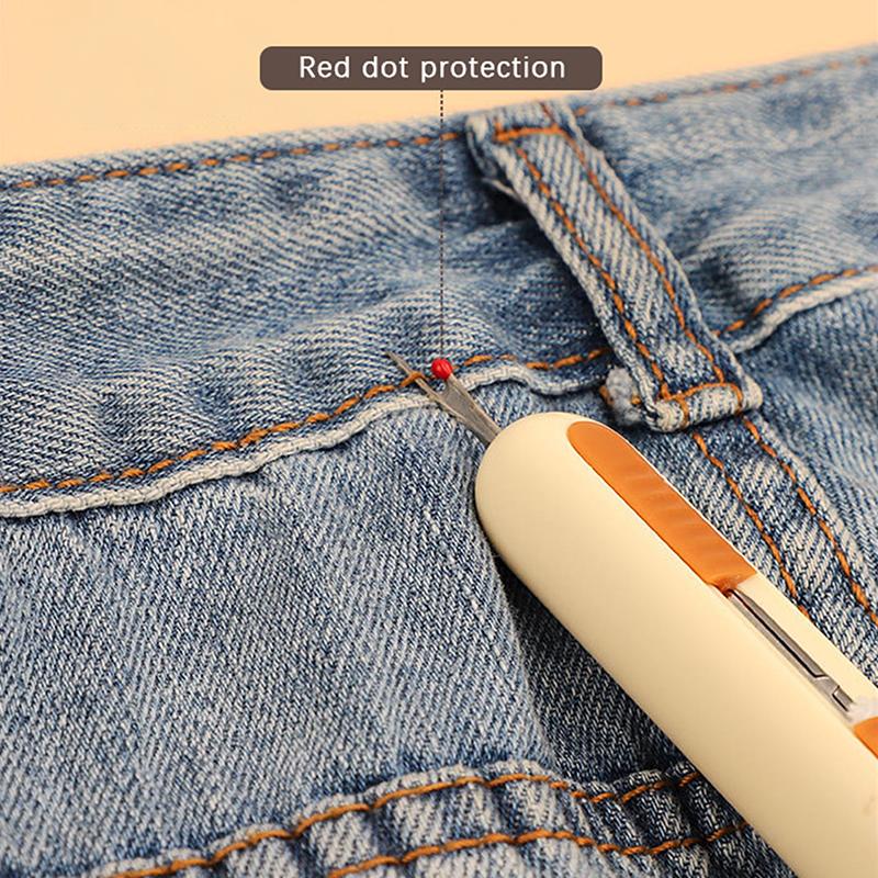 2 In 1 Needle Threader Seam Ripper Stitching Remover Household Tool Needle Threaders For Hand Sewing Seam Accessories