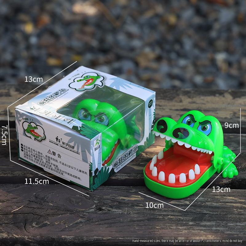 Kid's Finger-Biting Crocodile Gag Toy - Fun Stress Relief & Parent-Child Interaction