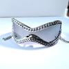 Luxurious Metal Chain Frame Sunglasses Metal Chain Decoration Oversized Frame UV400 Lens Designes Glasses All Matching Cool Style Punk Eyeglasses