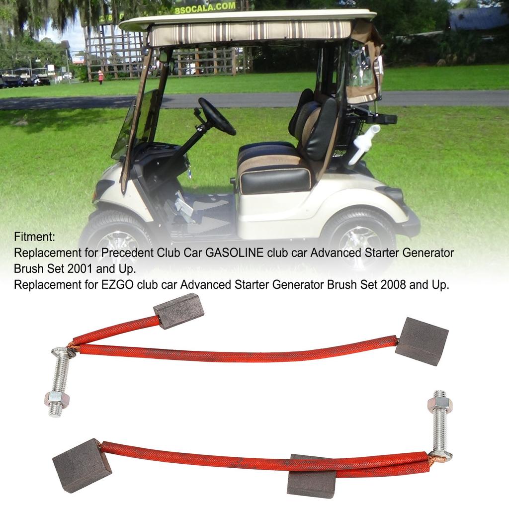 114 01 2034AS Starter Brush Set 103347301 High Performance Generator Brush Replacement for EZGO  Car Starter Brush Set
