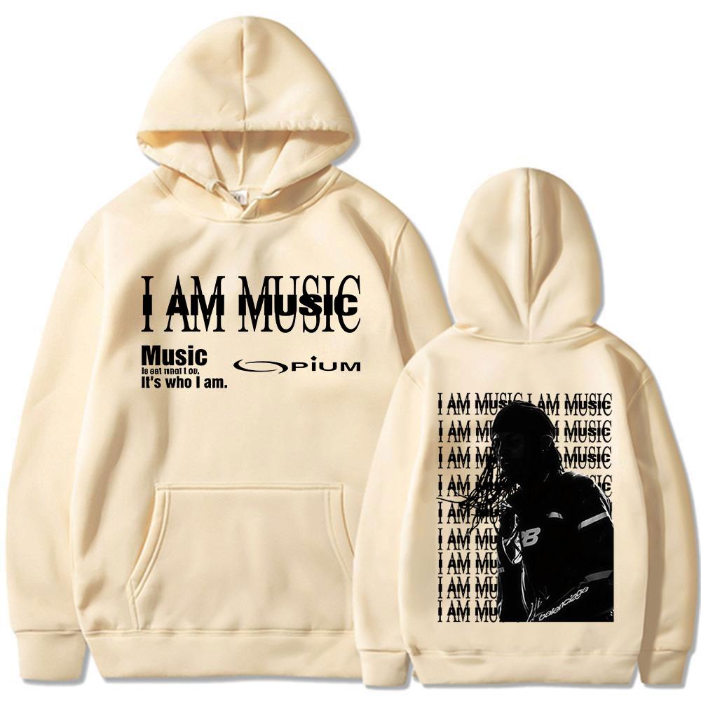 Rapper Playboi Carti I AM MUSIC Hoodies Opium Ken Carson Narcissist Long Sleeve Sweatshirt Men Women Hip Hop Oversized Pullovers