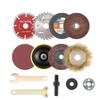 Variable Angle Grinder & Drill Conversion Set for Cutting and Polishing