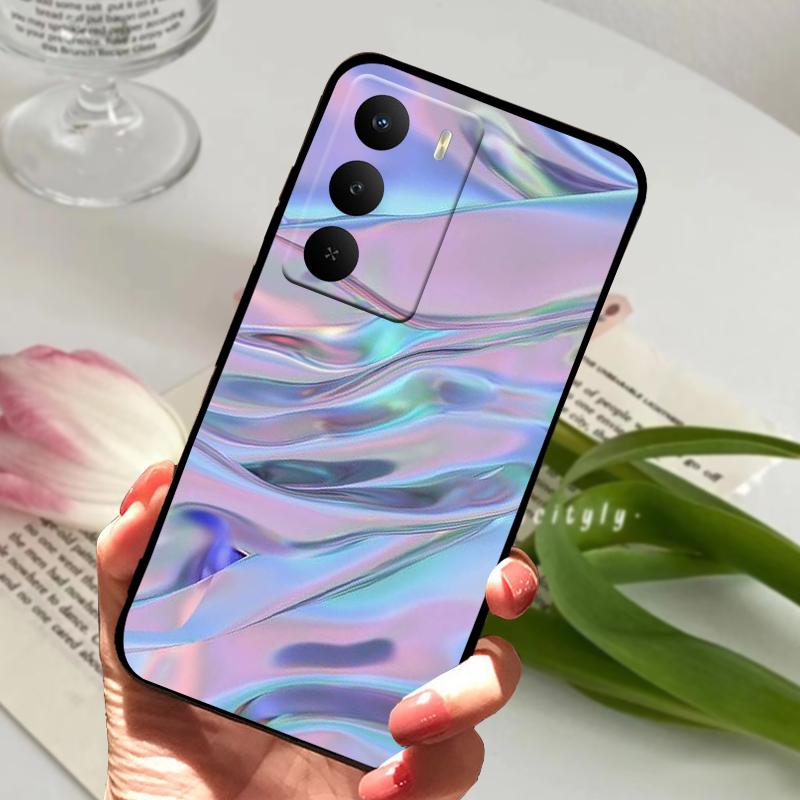 Per Realme 14x 5G Custodia RMX5020 Morbido Silicone TPU Cover per Telefono Per Oppo Realme V60 Pro alla Moda Antiurto Bumper Guscio