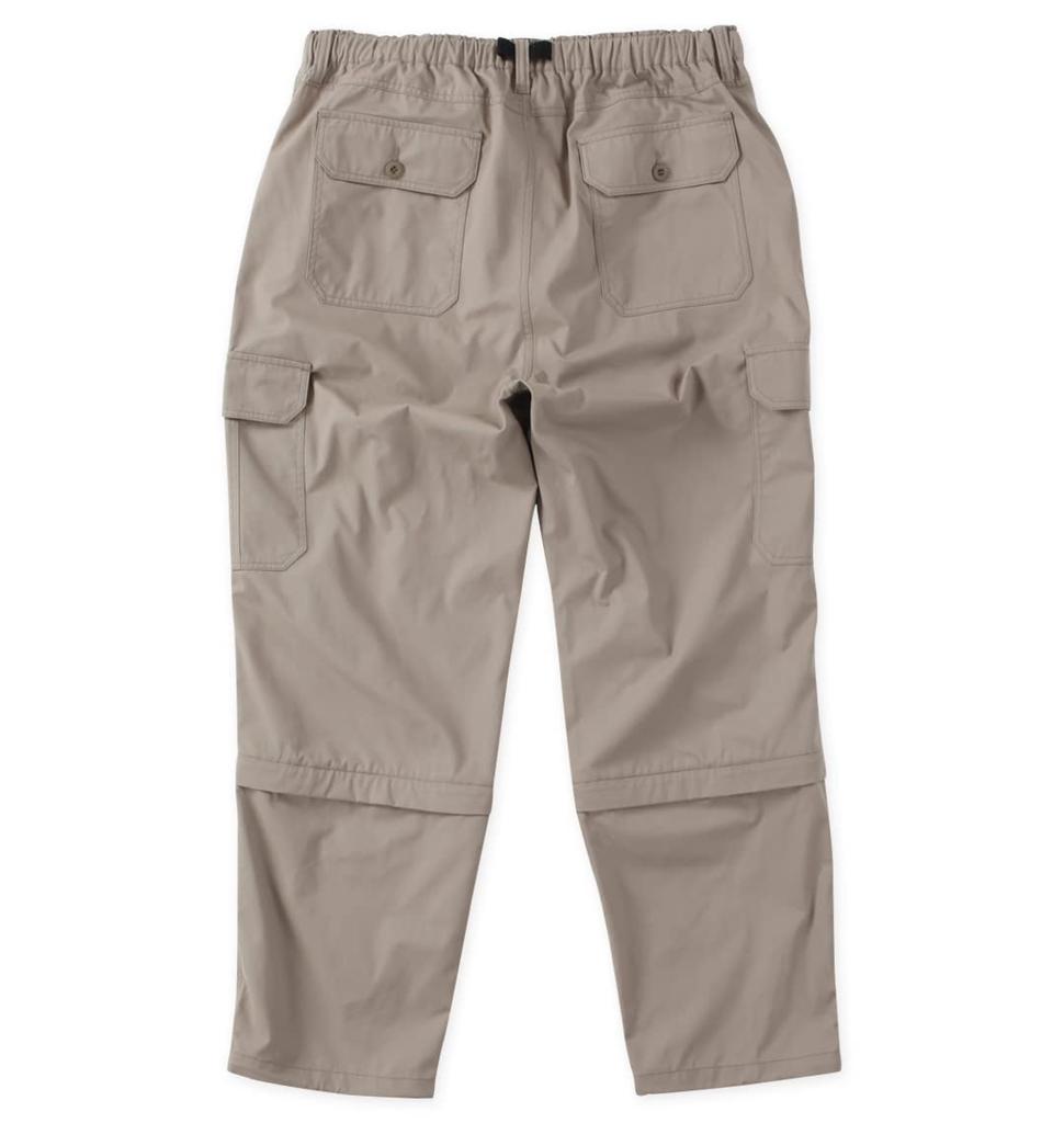 [Plus Size Specialist Mid] OUTDOOR PRODUCTS TC Weather 2-Way Easy Cargo Pants, Men's, Size 3L, Beige, 1012543100-1-3L