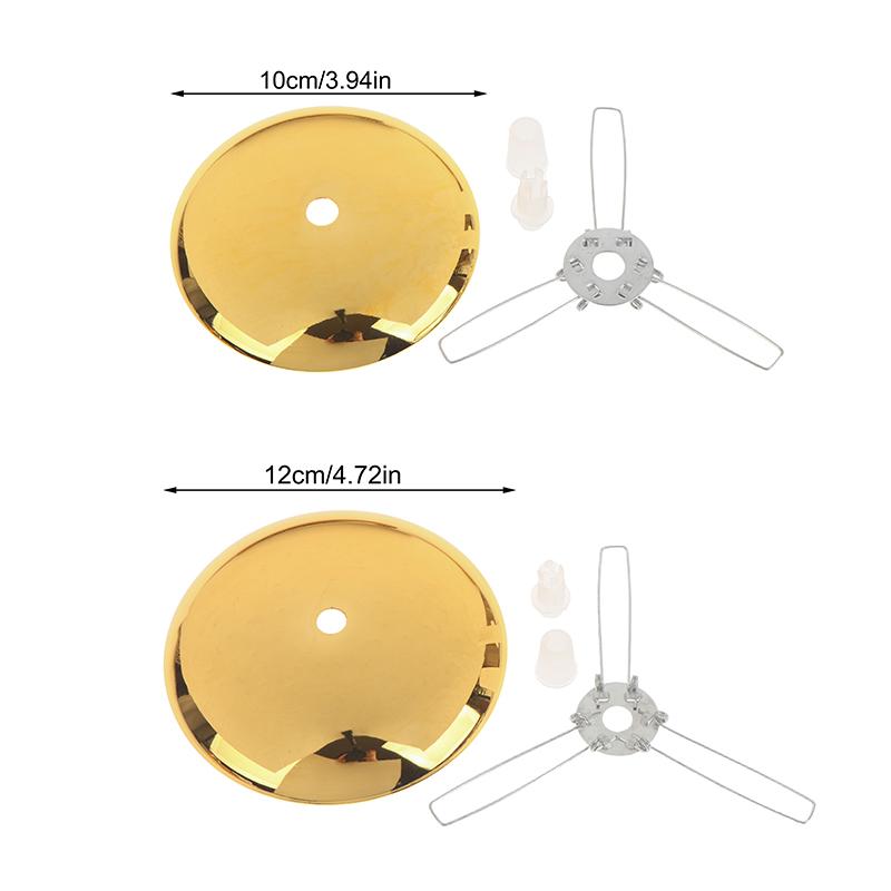 1 Set Flying Saucer Arc Cover Tray Pendant Lamp Ceiling Lamp Accessories Three Forks Fixing Spring + Tension Head