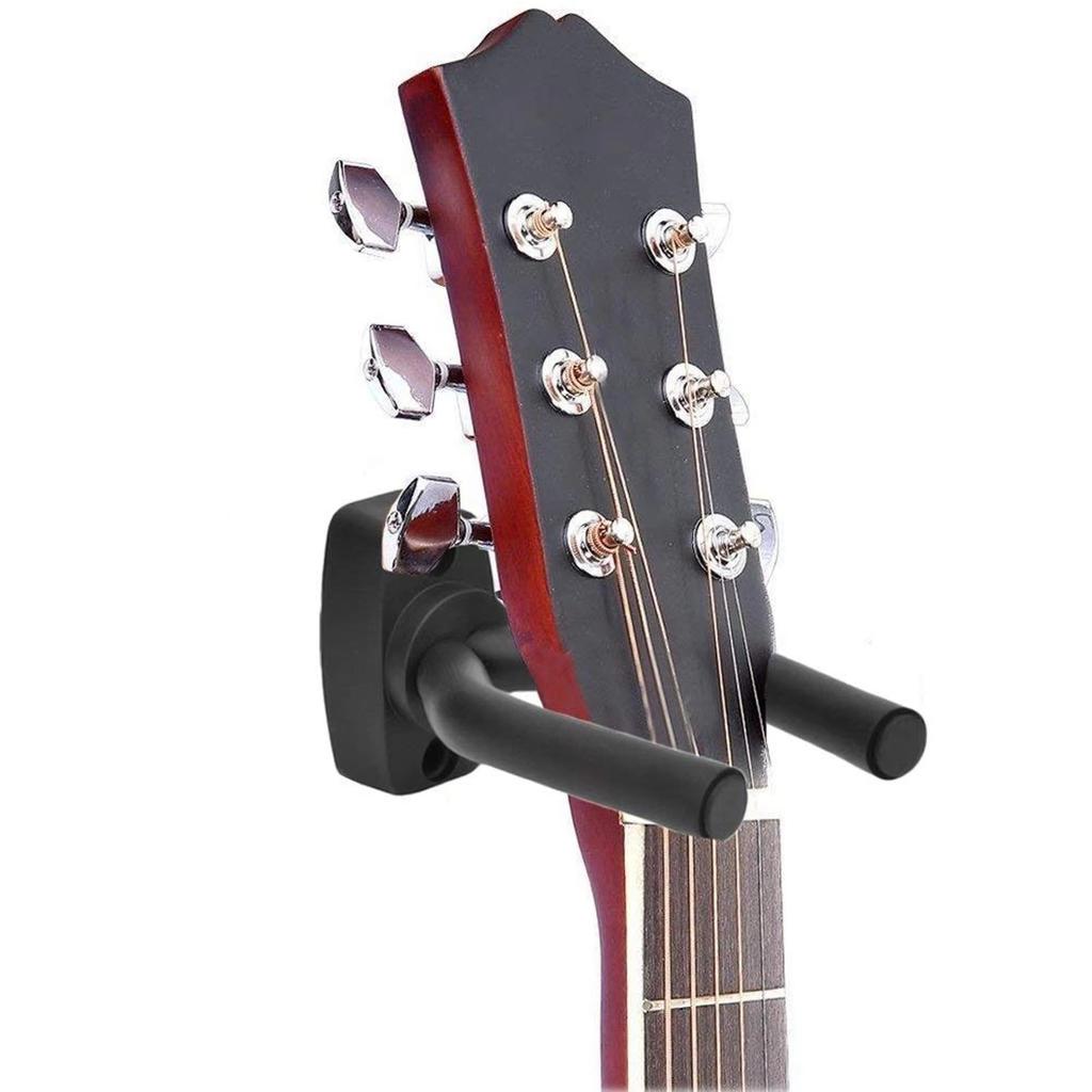 Wall Hanger for Guitar from 1 To 10 Pieces, Black Hook for All Sizes, Bass, Mandolin, Banjo, Ukulele, Guitar Accessory