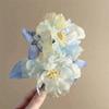 Blue Butterfly Flower Hairpin Simulation Flower Chinese Style Hair Clip  Party