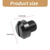 2pcs Corrosion Resistant 25mm Motorcycle Rear View Reflective Glass Screws Fasteners for Secure Attachment Antivibration