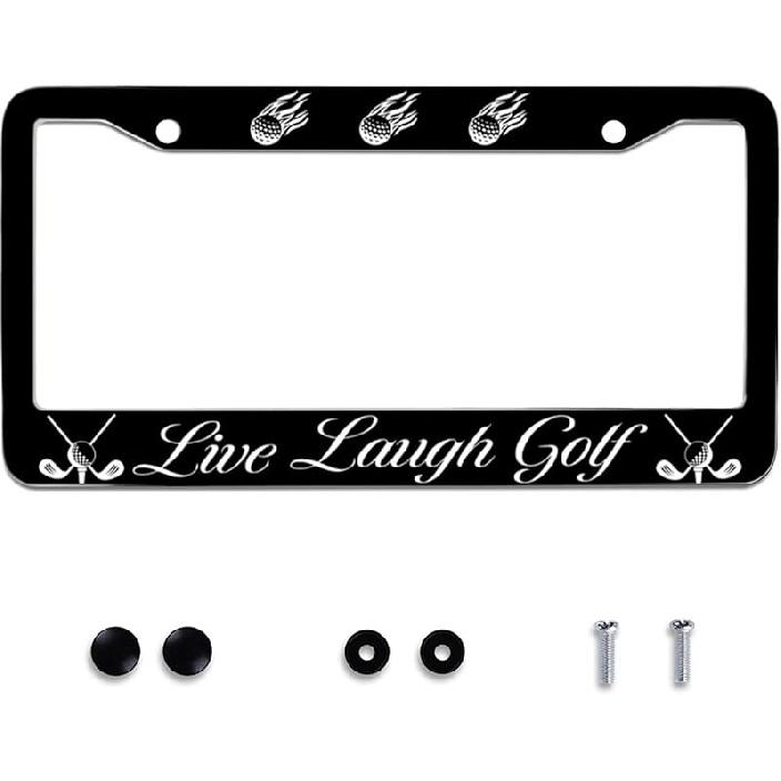 Boricua Puerto Rico Flag Frog Personalise License Plate Frames n License Plate Frame Car Universal Accessories Stainless Steel Cars Decor Fits