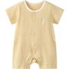 TONGTAI Infant Short Sleeve Jacquard Romper
