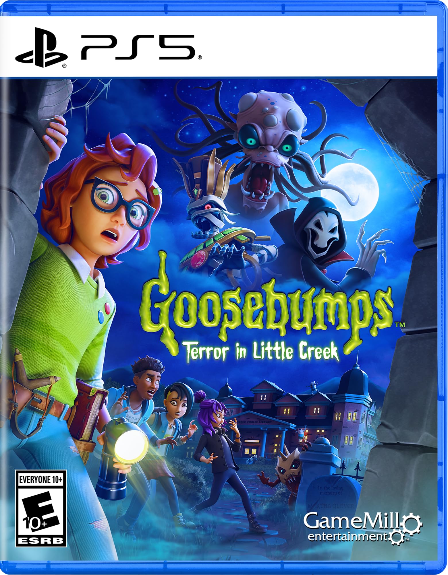 

Goosebumps Terror in Little Creek (North American Import, PS5) синий