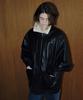 108POUND Quilted Liner Leather Jacket_Black