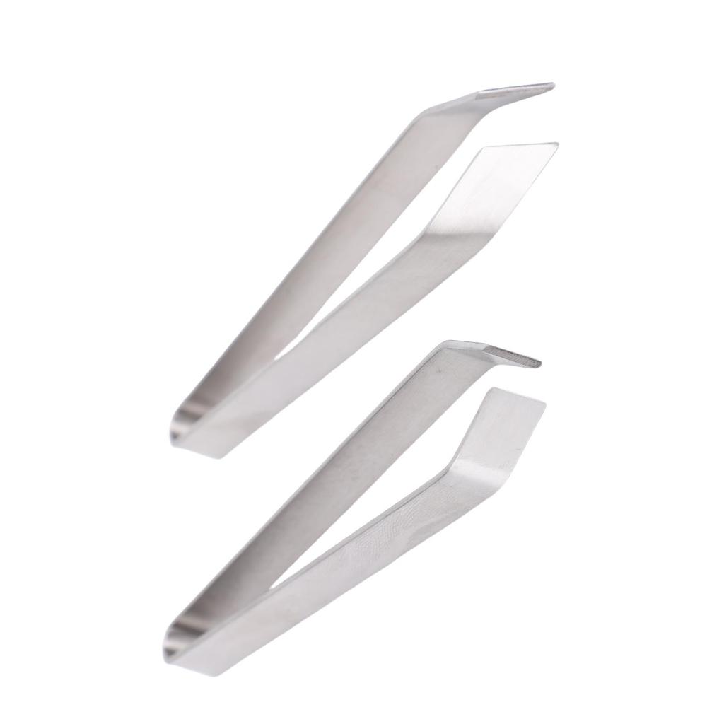 Fish Bone Tweezers Stainless Steel Flat and Slant Tweezers Pliers Remover Tool for Kitchen