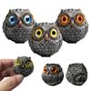 Owl Coffee Capsule Holder Stand 3pcs Resin Desktop Decor