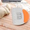 Stainless Steel Pastry Scraper Chopper Flour Pastry Cutter Pastry Scale Measurement Baking Tool Kitchen Bakeware