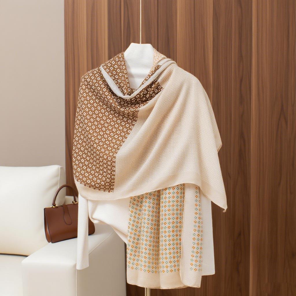Women S Thin Summer Beach Shawl Fashion Versatile Printed Scarf
