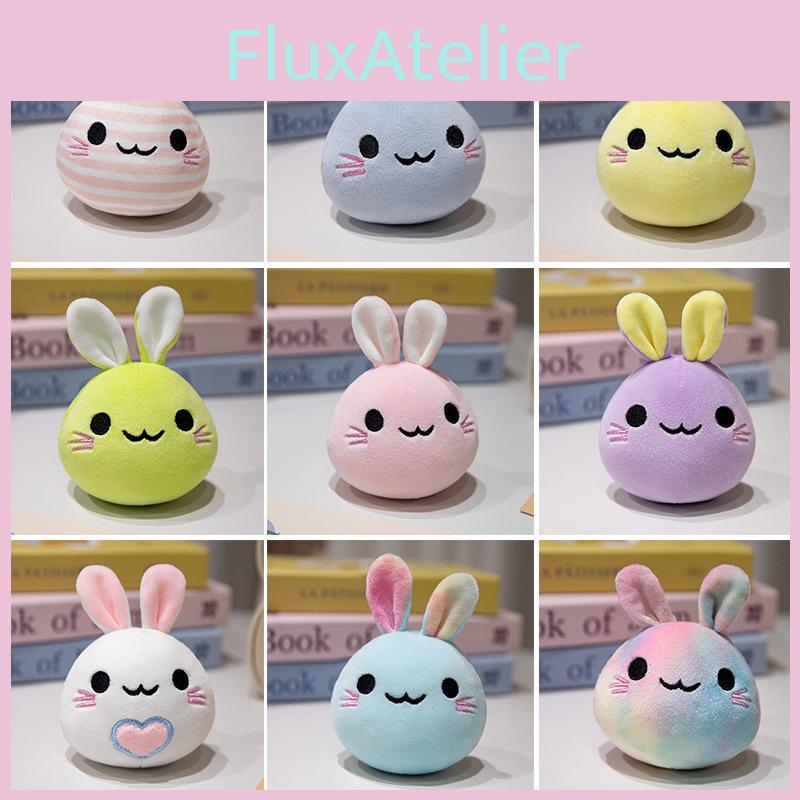 Adorable Cartoon Bunny Plush Toy Set Featuring Nine Cute Rabbit Stuffed Animals