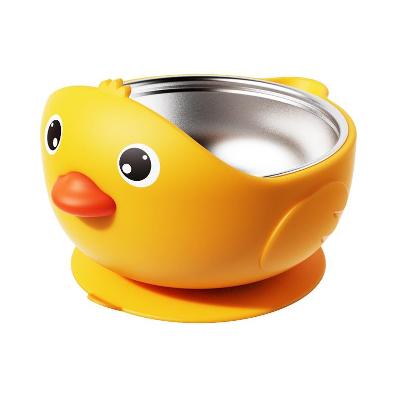Baby-specific Suction Cup Anti-fall and Anti-scald Feeding Bowl