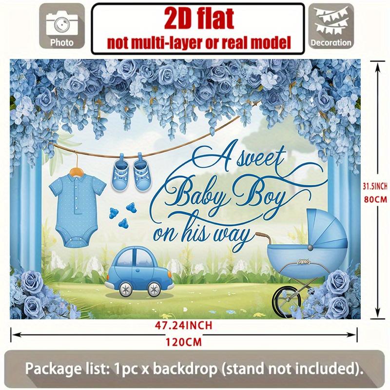 1Pcs Boy On His Way Creative Party Decoration Background Kids Backdrop Decorations For Photo Studio Photo Booth Party