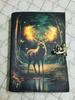Handmade Leather Journal – Enchanted Forest Deer Design 5×7 in, 200 Pages