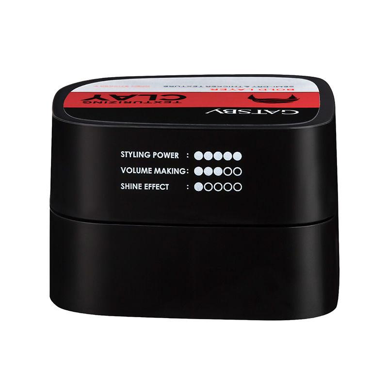 Gatsby Texturizing Clay Hair Wax For Men 73g | Strong Hold Styling Clay For Messy Hair Look With Natural Shine & Long Lasting Texture Finish