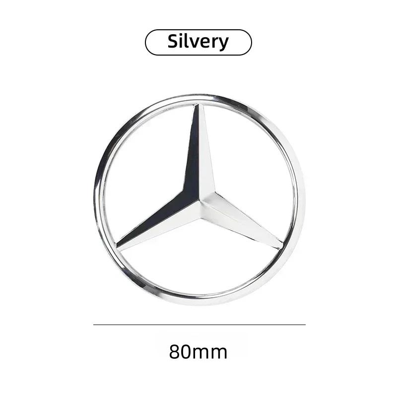 

1Pc 8cm ABS Car Rear Decal Trunk Emblem for Mercedes Benz W204 New GLS SLK CLASS CLS500 CLS400 CLS550 CLS350 CLS63 2012-2018