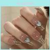 Handmade Luminous Nail Art Wholesale Nail Stickers For Reusable Manicures