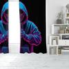 Social Gamer- Printed Curtains - Living Room, Study Private Curtains Curtains, Curtains for Living Room, Curtains Bedroom,