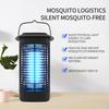 Black Indoor High-voltage Portable ABS Flame-retardant Material Mosquito Killer 360 ° Mosquito Trap Lamp Electric Mosquito Repellent Lamp