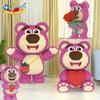 Strawberry Bear Building Blocks: Cute Educational Puzzle Toy & Ornament