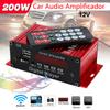 G8 Auto 12V 200W 2 Kanal Digital Power Verstärker Stereo Bluetooth Aux Fm Mp3