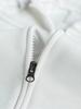 European American Loose Knit Zip-Up Hooded Cardigan - Casual Autumn/Winter Jacket for Couples