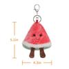 Fresh Watermelon Cute Soft Animal Keychain Plush Suitable for Men and 9cm [Apricot Lamb] Toy, Women, Backpack, Wallet,
