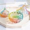 European-Style Diamond Teardrop Shape Crystal Glass Candy Jar,Jewelry Organizer Glass Jar With Lid Container Home Decoration
