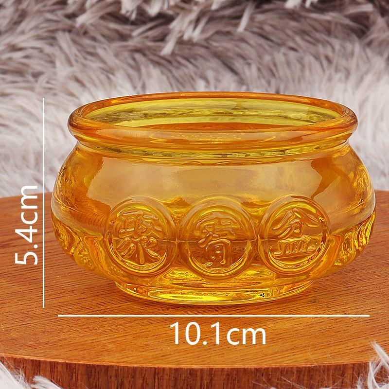 Liuli Crystal Wealth Cornucopia Ornament