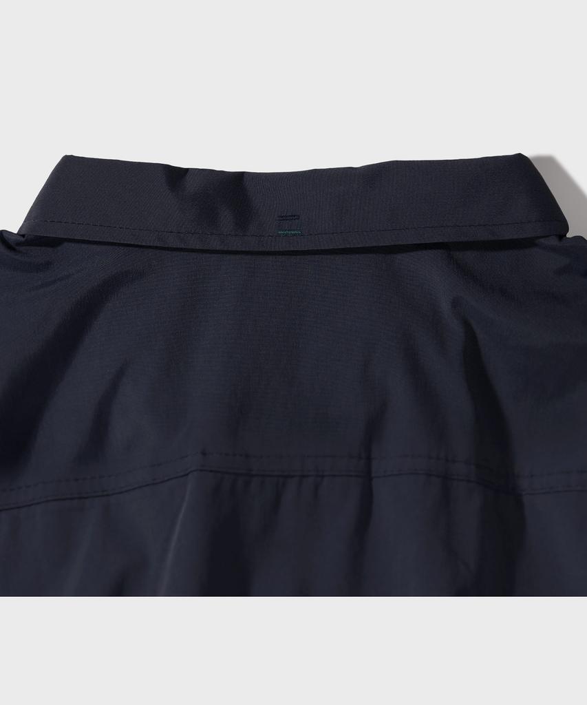 Ffeff Studio 3D Pocket Standard Collar Zip-Up (Navy)