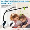 Double headed LED clip type remote control desk lamp reading lamp desktop Computer desk lamp architectural desk lamp Super Wide