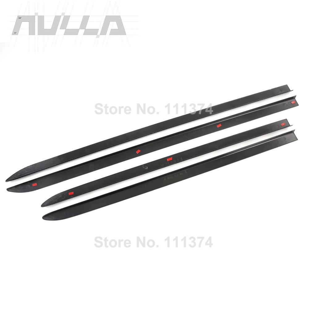 For Kia Carnival KA4   2022 Side Door Body Trim Carbon Fiber Car Accessories Exterior